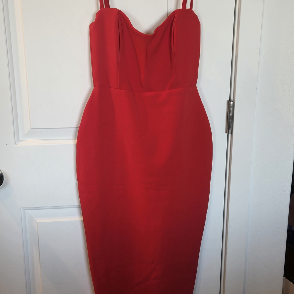 Nookie Strapless Red Dress